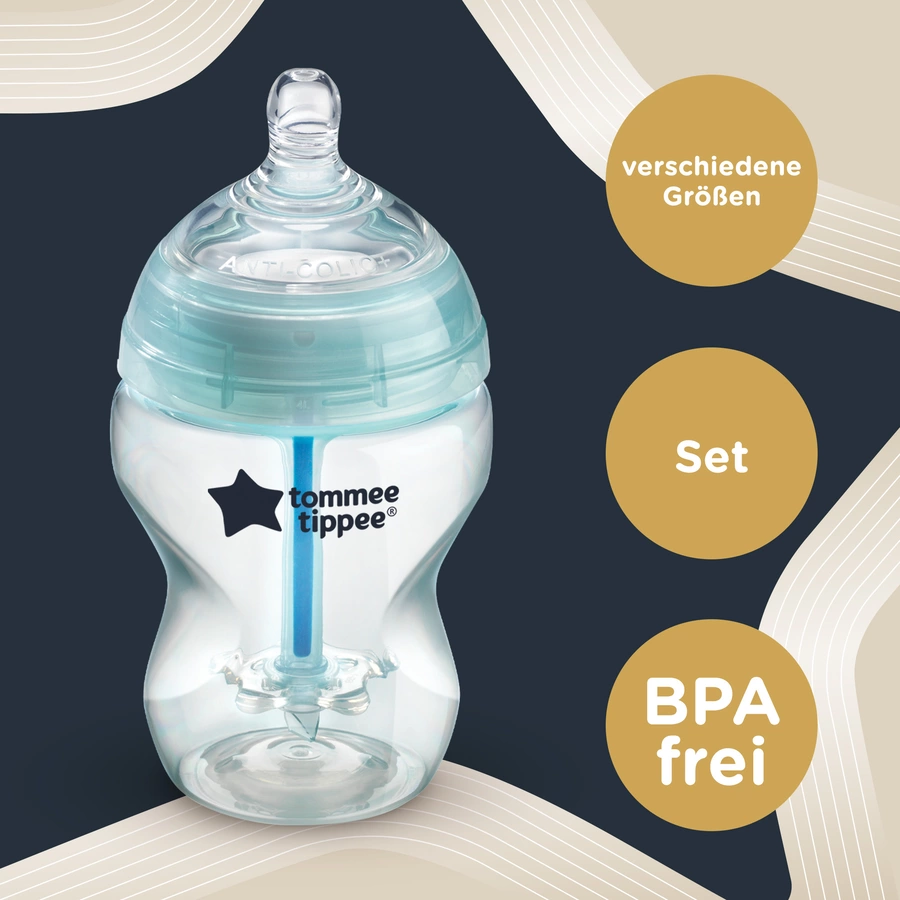 Tommee Tippee Starterset Advanced Anti-Kolik, transparent