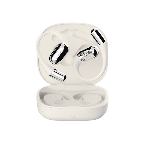 SkyBuds Open-Ear Bluetooth Kopfhörer Ohrbügel mit Mikrofon und Ladecase   AI Touch Display (541436) - Beige