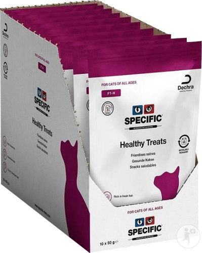 Specific FT H Healthy Treats Friandises Saines Pour Chats 10x50g