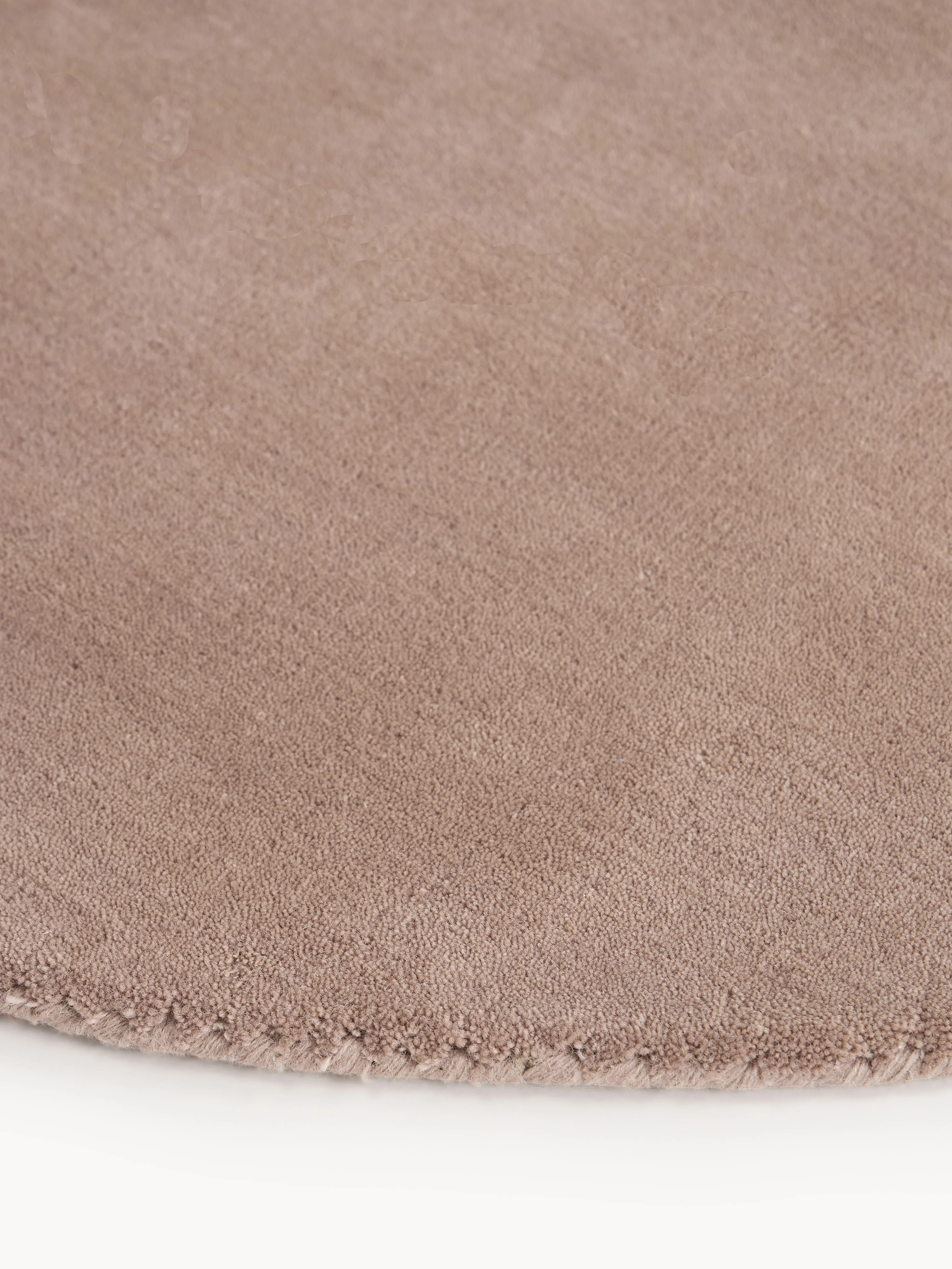 Rond wollen vloerkleed Zayne, handgeweven