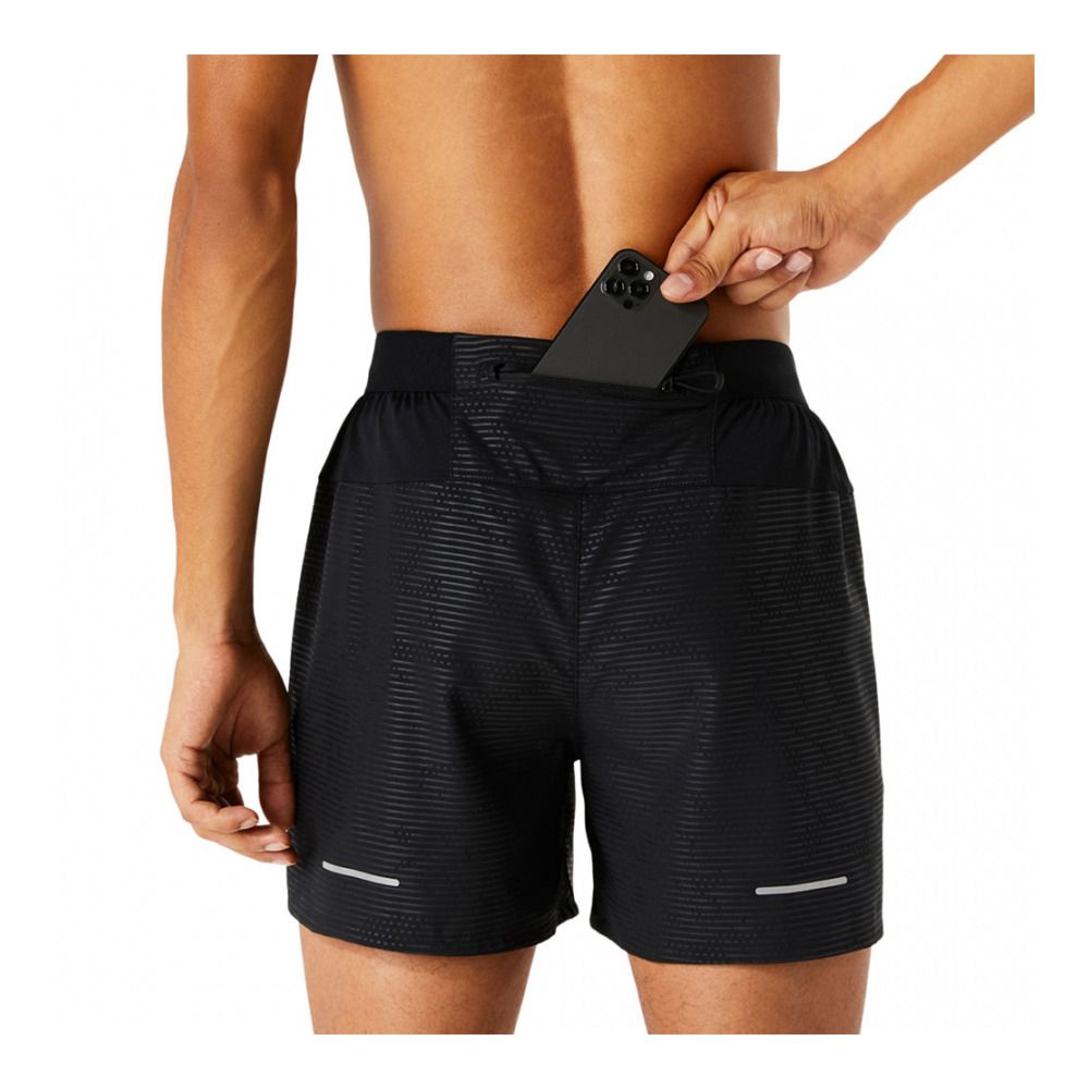 Asics LITE-SHOW 2-N-1 5IN - Short Homme performance black/performance black