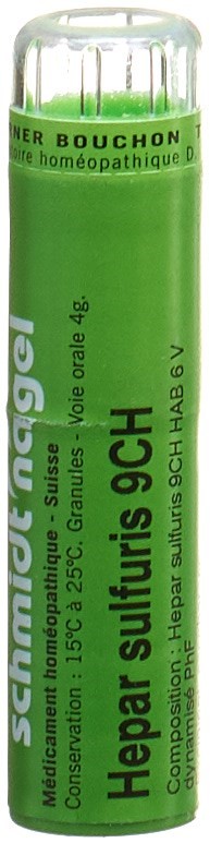 SCHMIDT-NAGEL Hepar sulfuris Gran 9 CH 4 g