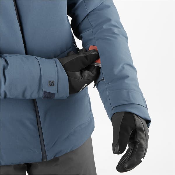 Veste de ski SALOMON ALPENFLOW DOWN JACKET MIDNIGHT NAVY