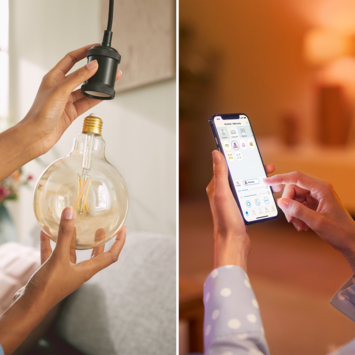 Philips smart LED globe filament E27 50W