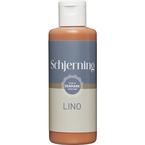 Schjerning trykfarve linoleum - terracotta