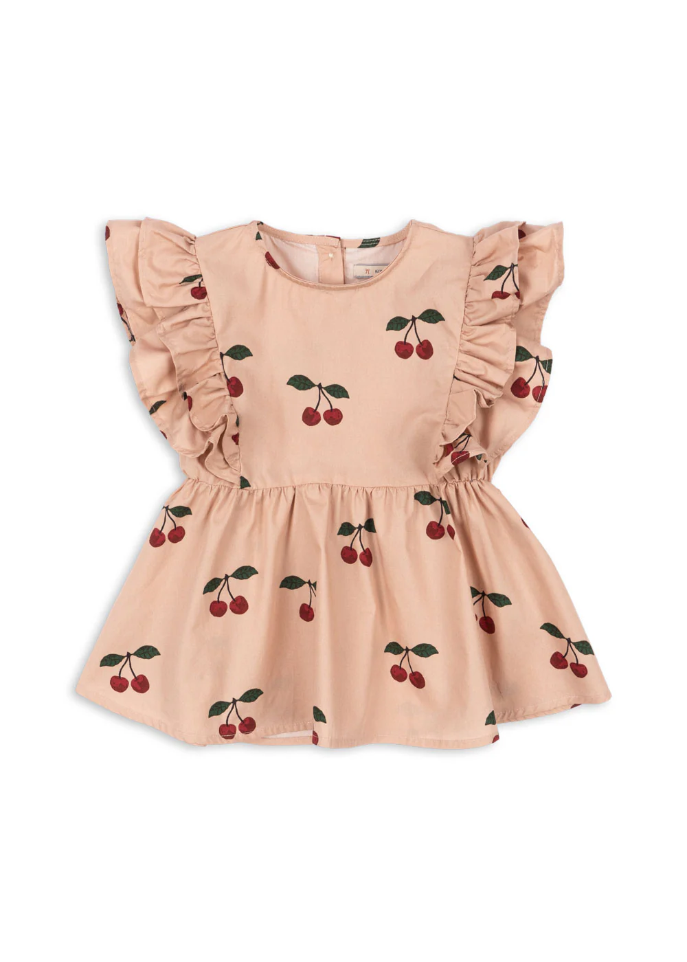 Verbena top - ma grande cerise blush - 12M