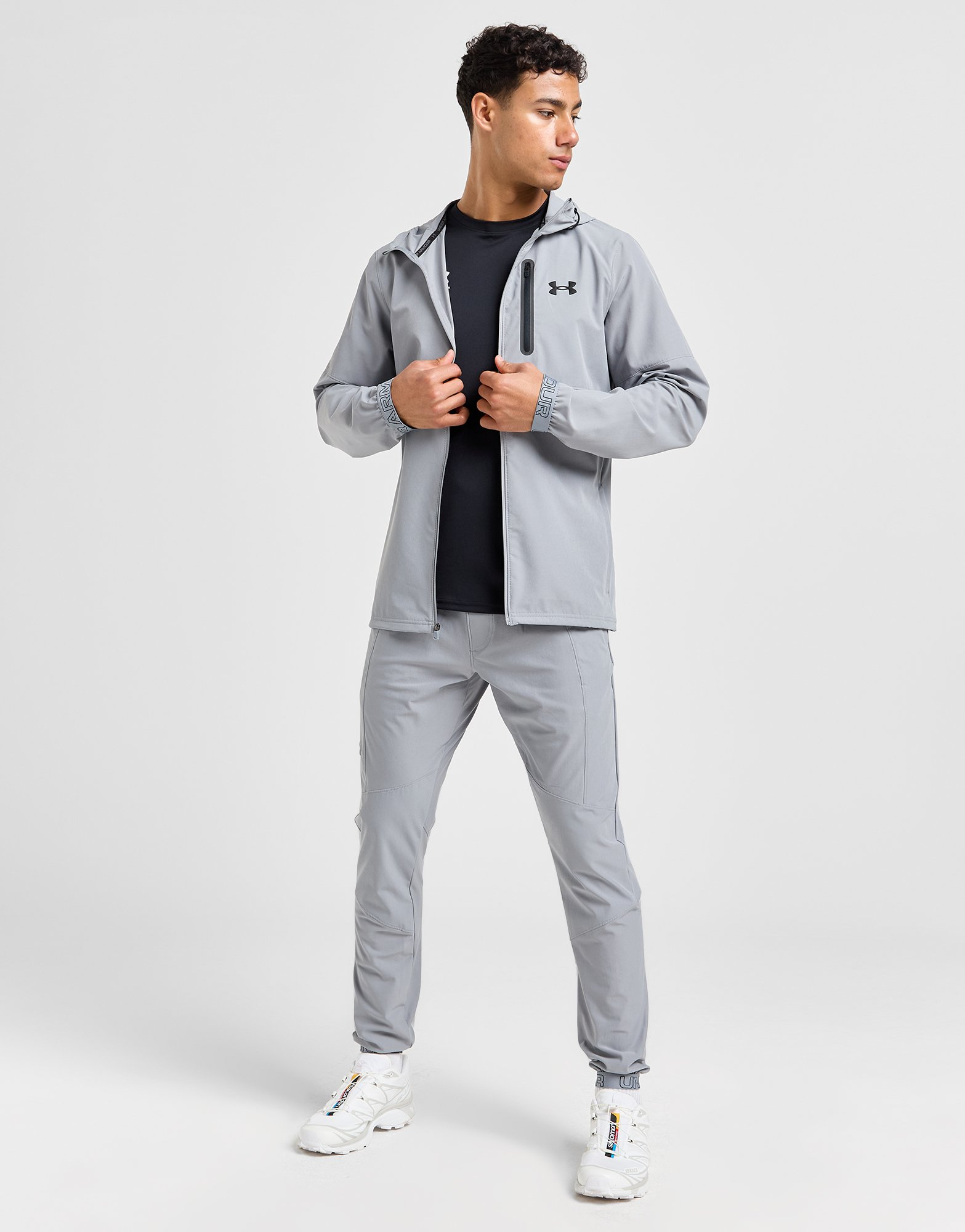 Under Armour Sweat à capuche Vanish Woven Zippé Homme