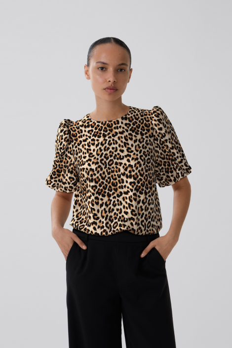 Vila bruine dames t-shirt