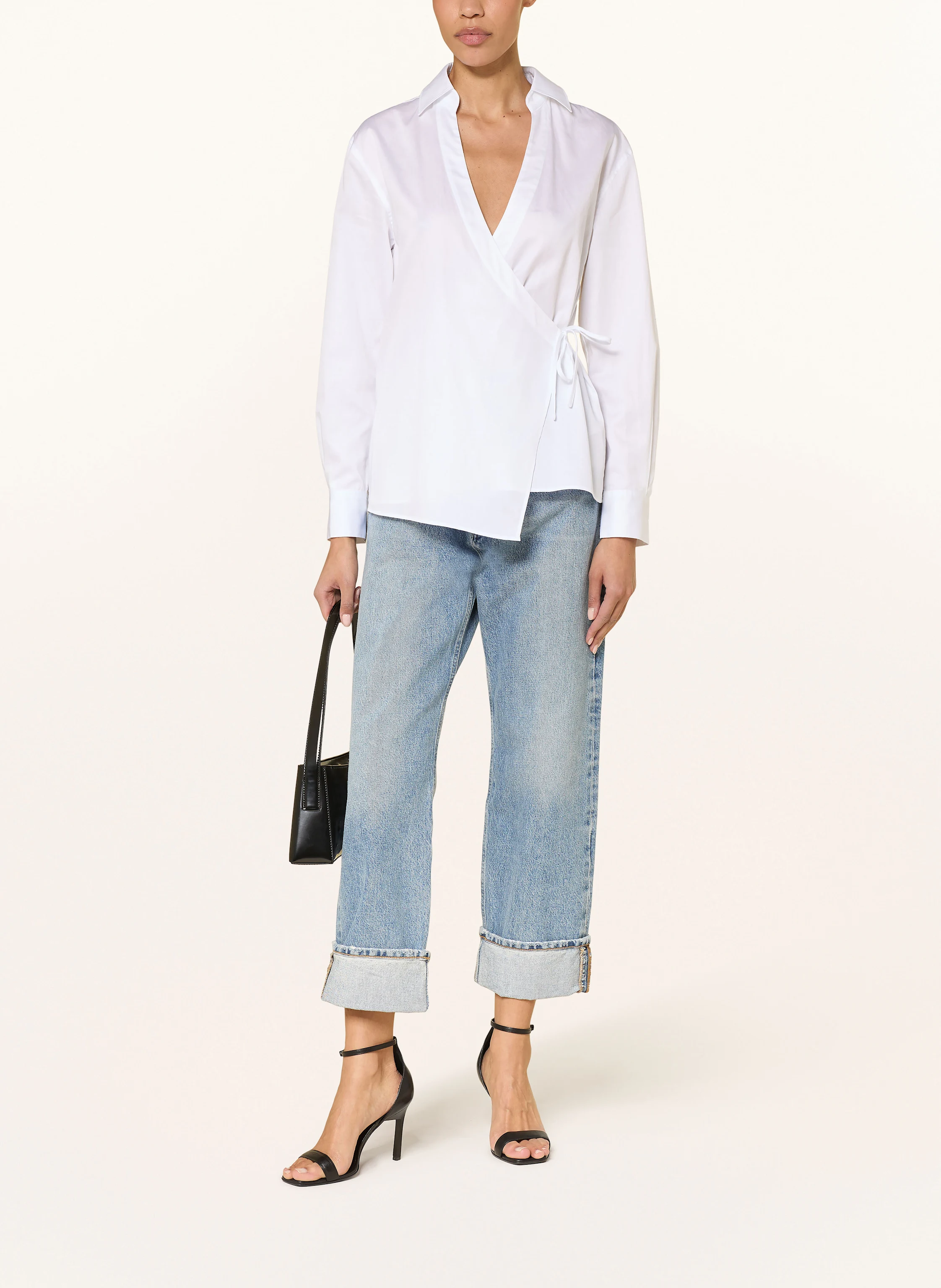Calvin Klein Bluse in Wickeloptik