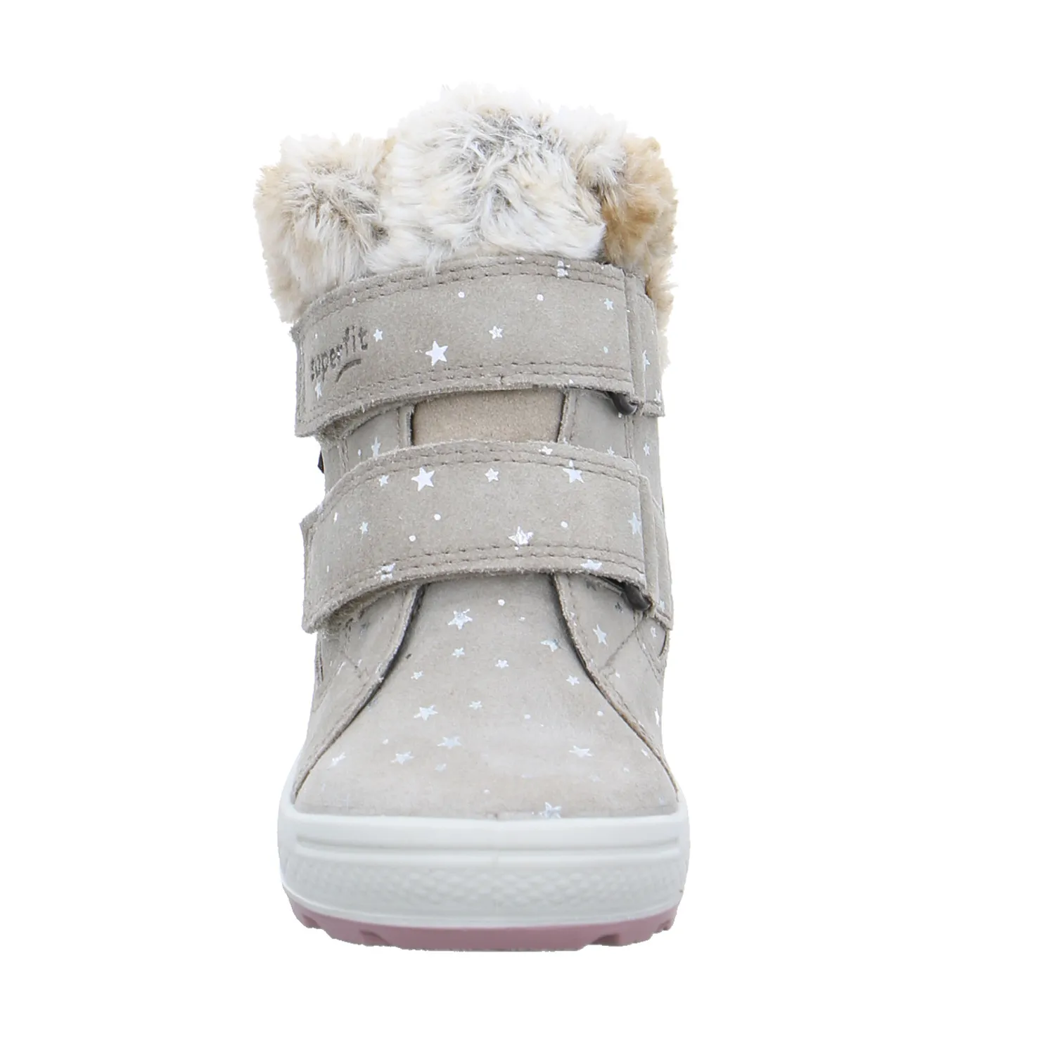 SUPERFIT Kleinkinder-Winter-Bottine Beige Textil  Baby-Boot