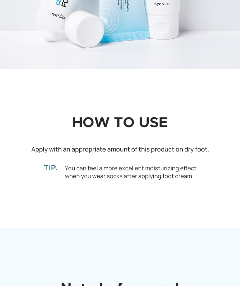 eyeNlip - Ceramide Repair Voetcrème