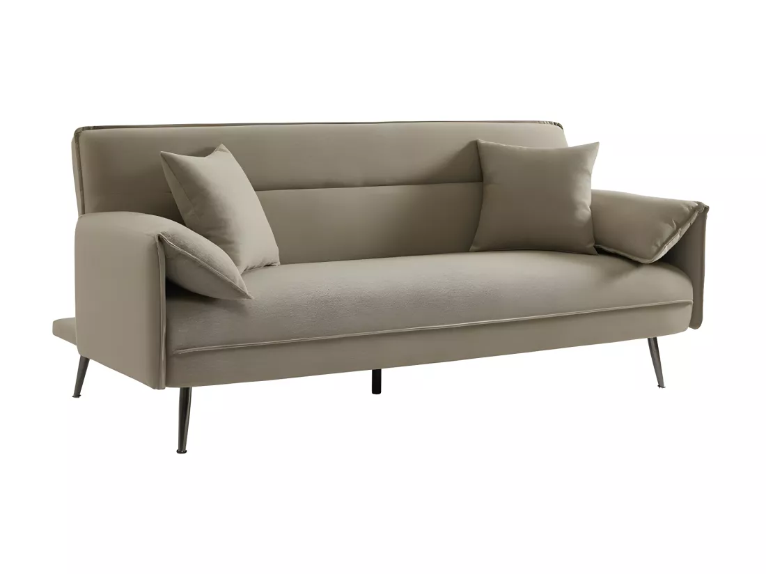 Canapé 3 places convertible beige collection SILAS
