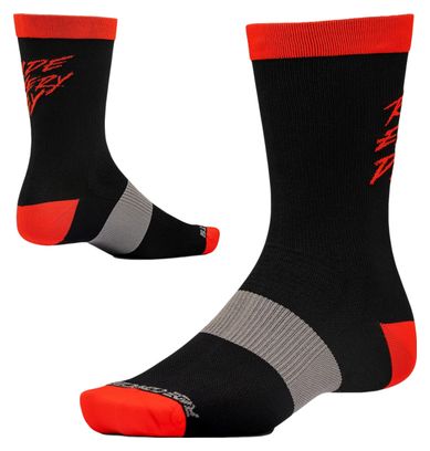 Chaussettes Ride Concepts Ride Every Day Noir/Rouge