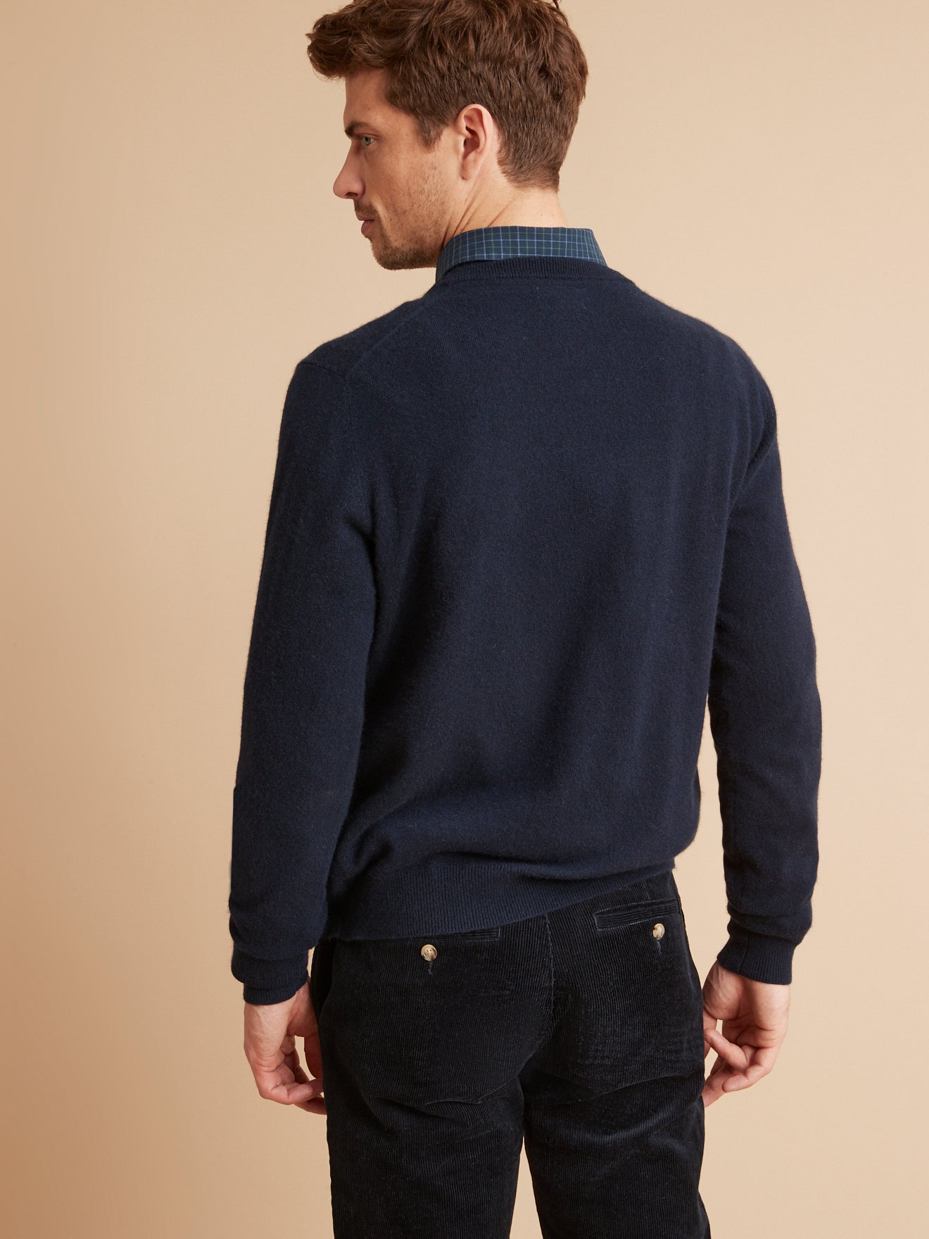 Pull col V homme - Collection Cachemire