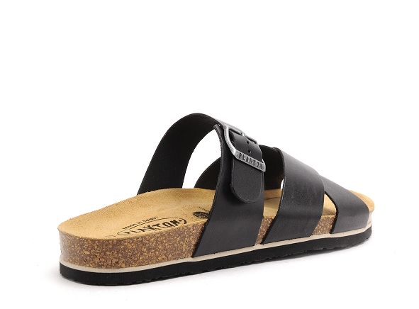 Plakton mules et sabots homme bowl noir