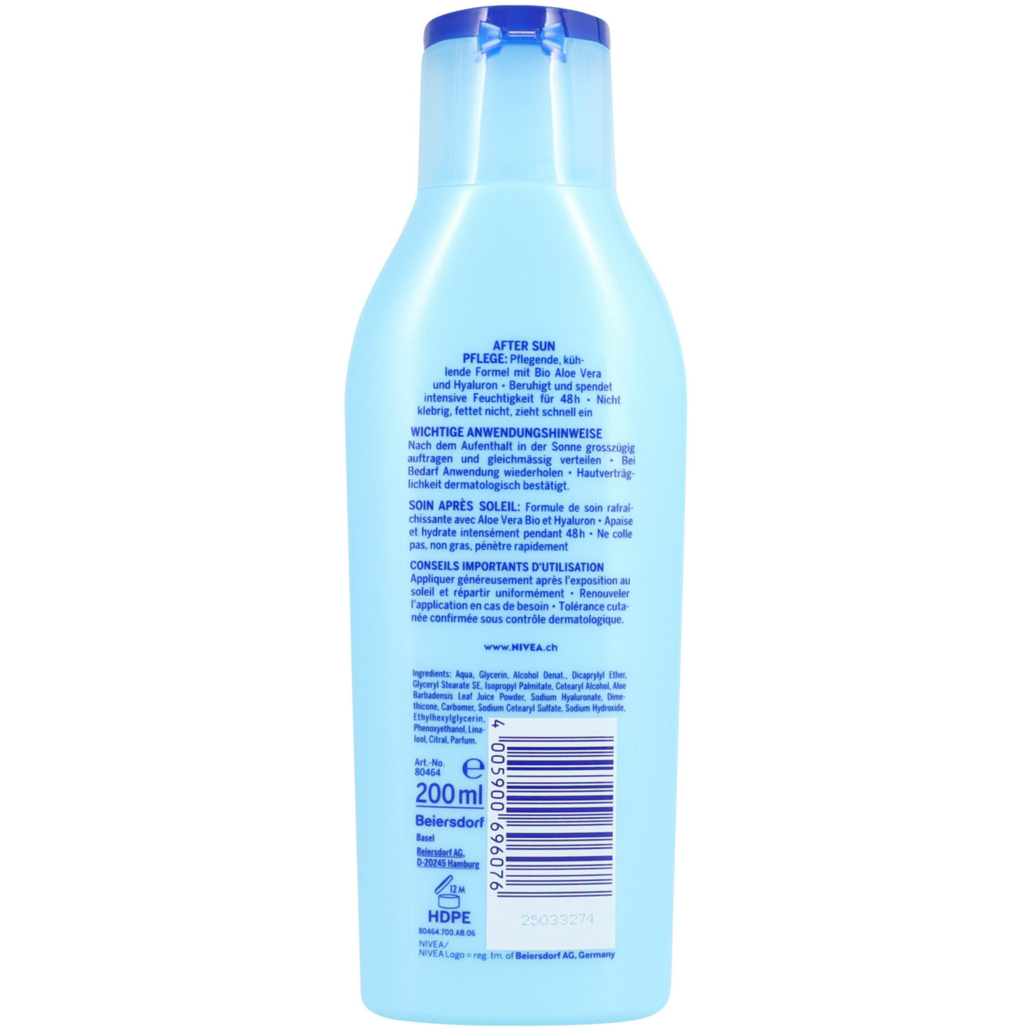 Nivea After Sun Moisture Pflegende After Sun Lotion
