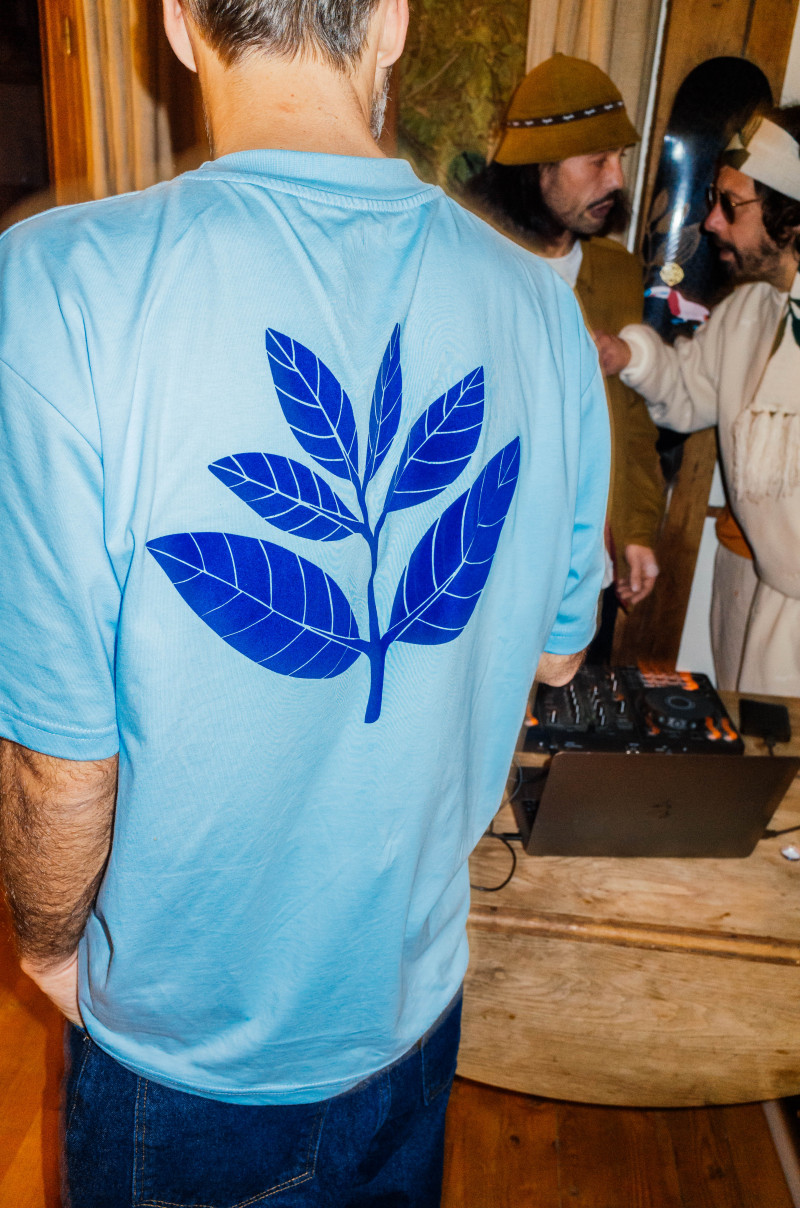 PETIT T-SHIRT EN VELOURS - BLEU