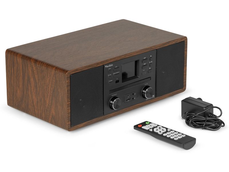 Audizio DAB  Radio Avola Braun DAB  Radio mit CD Spieler, Internet Radio und Bluetooth