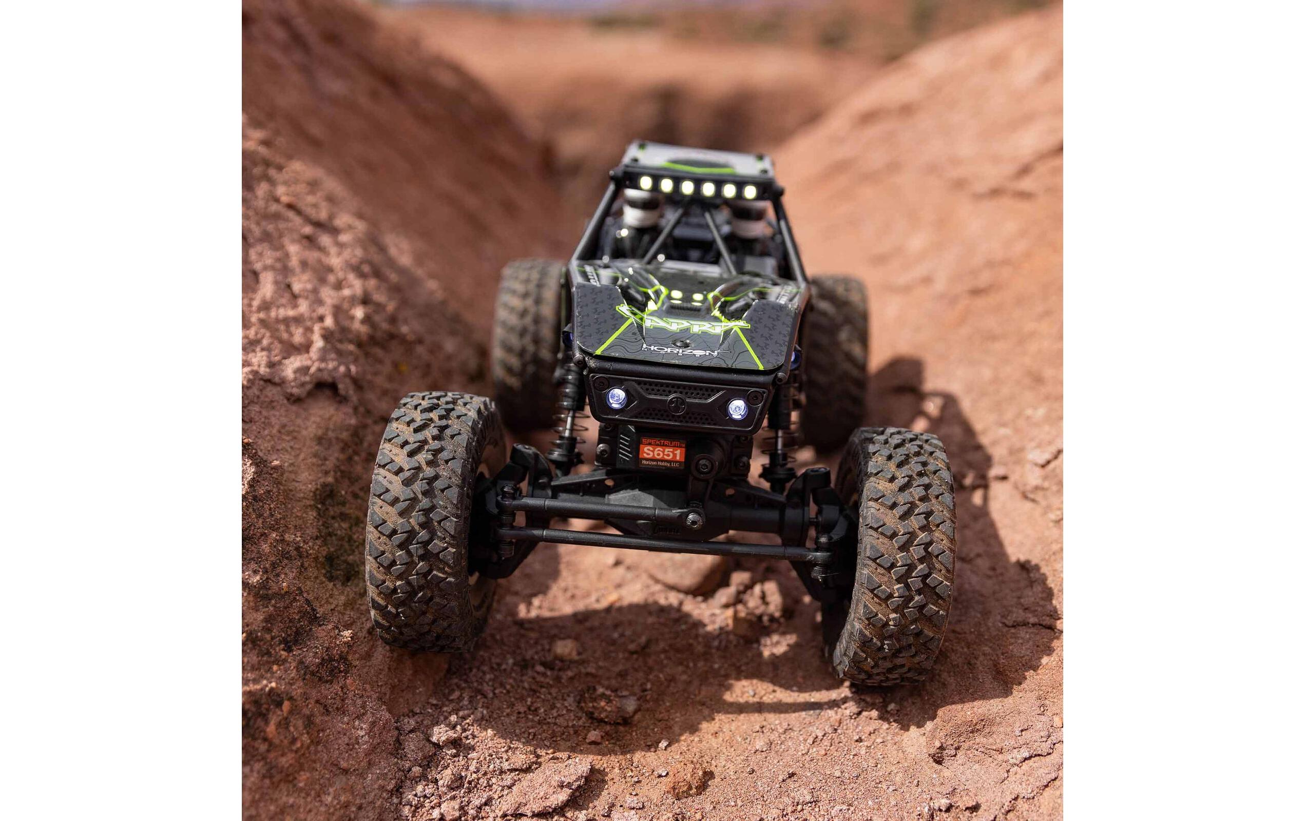 Rock Crawler UTB18 Capra 4WD, Schwarz 1:18, RTR<br>Unlimited Trail Buggy im RTR Komplettset