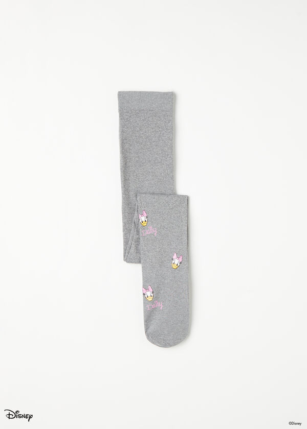 Meia-calça Daisy para meninas, 50 denier, em microfibra.