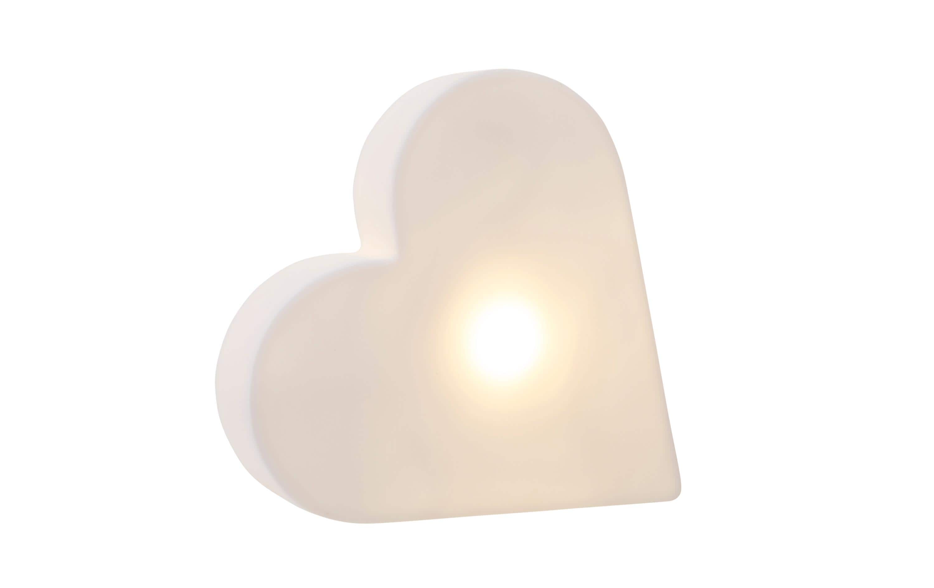 Motivlicht Shining Heart Micro S, WeissLED-Leuchte Herz