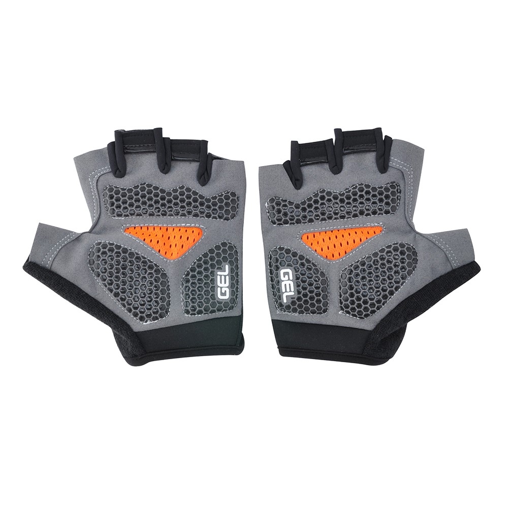 (1 Paar) Gr. M Unisex Fitness Trainingshandschuhe Atmungsaktiv Rutschfest für Krafttraining / Boxen / Crossfit - Schwarz