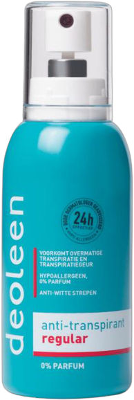 Deoleen Anti-transpirant Pompspray Regular 75ml