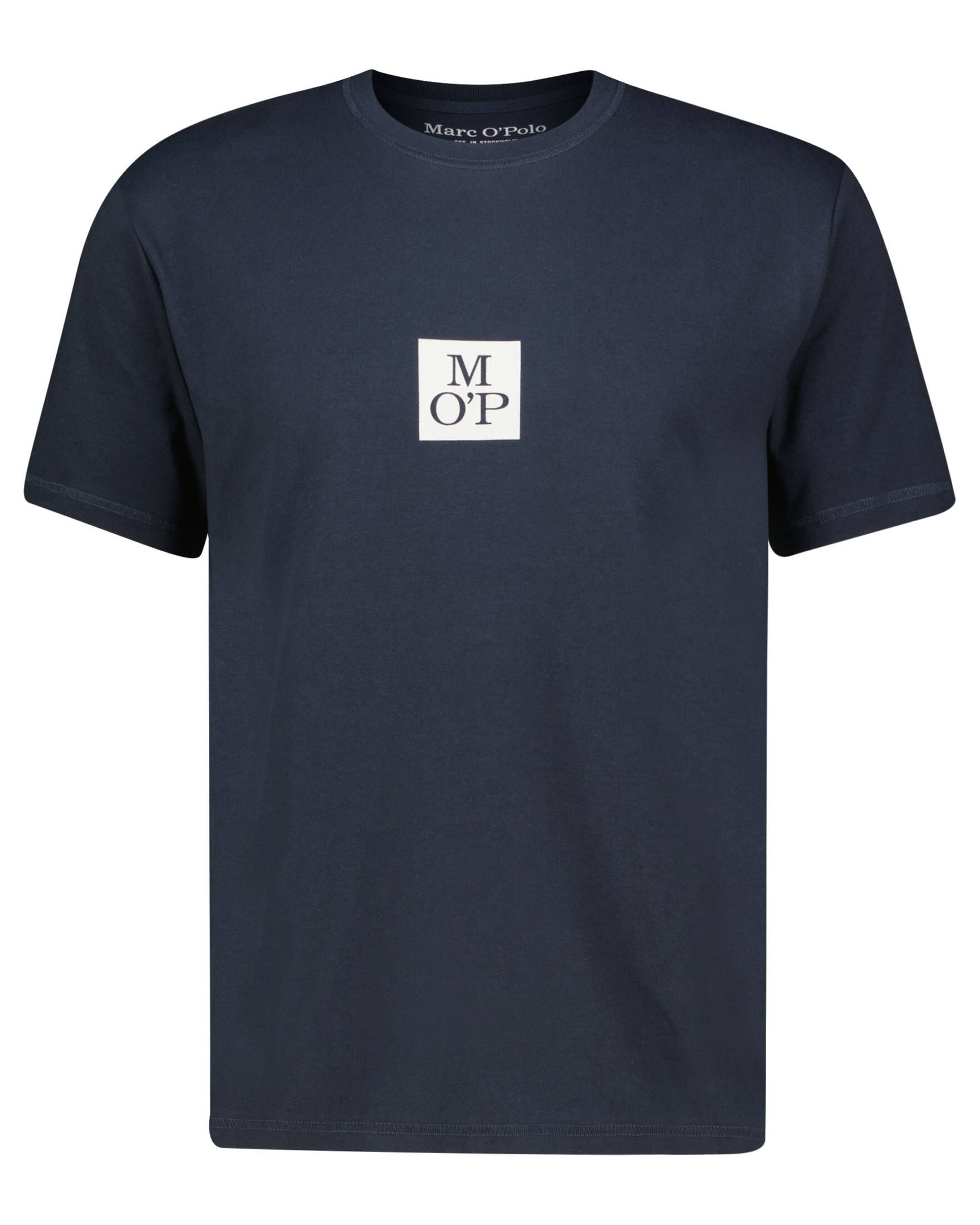 Marc O'Polo| Herren T-Shirt MOP LOGO aus Bio-Baumwolle Regular Fit