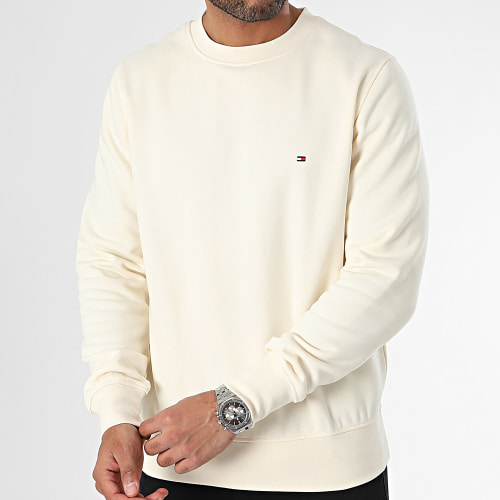 Sweat Crewneck Flag Logo 2735 Beige