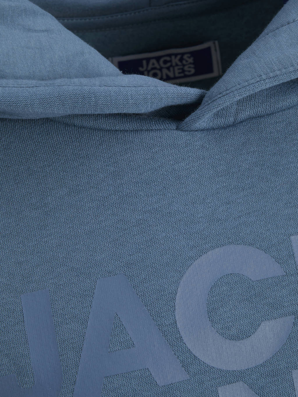 JACK & JONES hoodie JJECORP LOGO met logo blauw