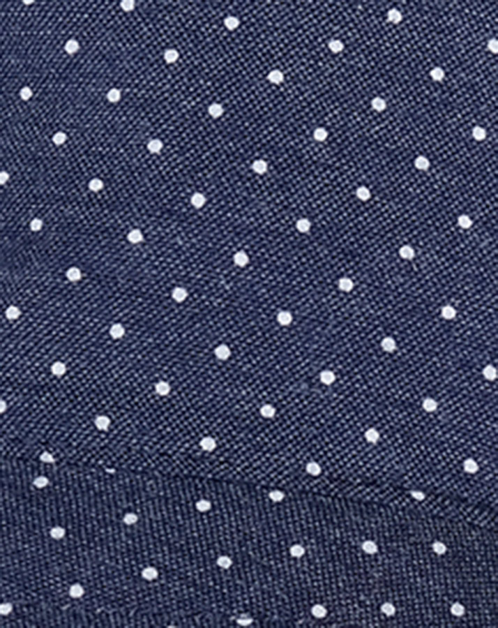 Jeans-Sommerhut PUNKTE in denim