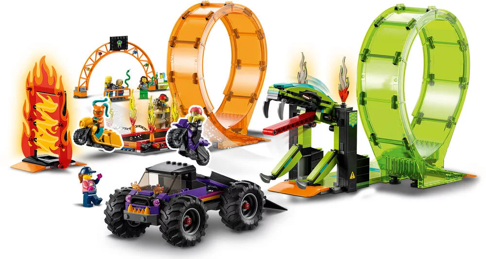 LEGO®CITY 60339 - L’ARENE DE CASCADE AVEC DOUBLE LOOPING