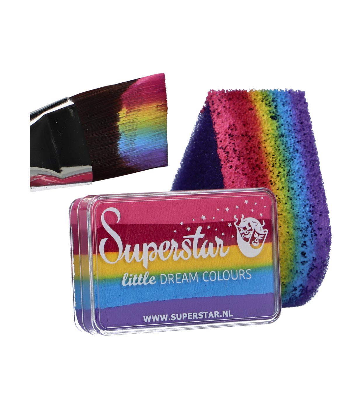 Superstar - Aquacolor Little Dream Colours Splitcake - Rainbow (30g)