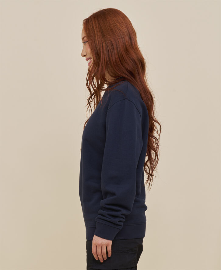 Cartel Copenhagen Aprés Anything Statement Crewneck - Ocean Mørkeblå