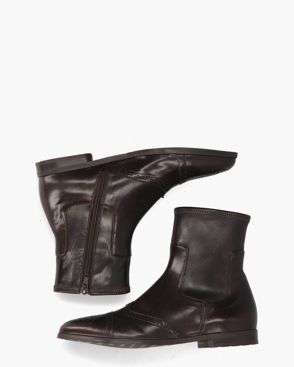 Truman's 9016 Donkerbruin Dames Enkelboots