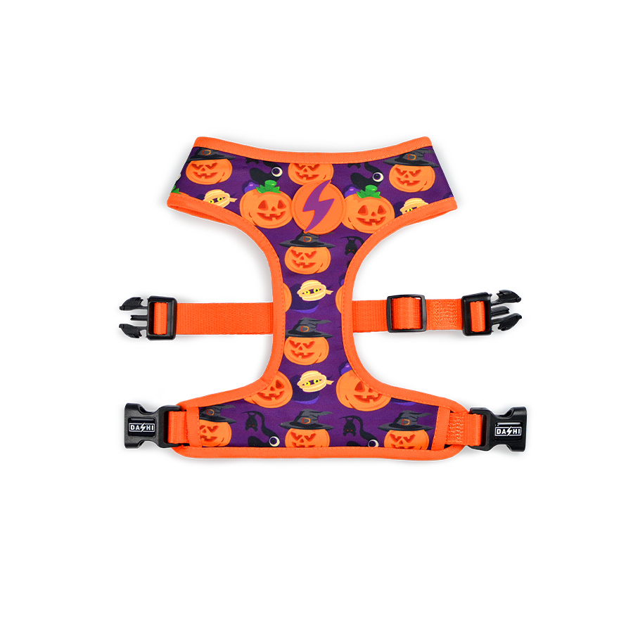 Coleira peitoral reversível Pumpkin Neo Mesh para cães, várias cores