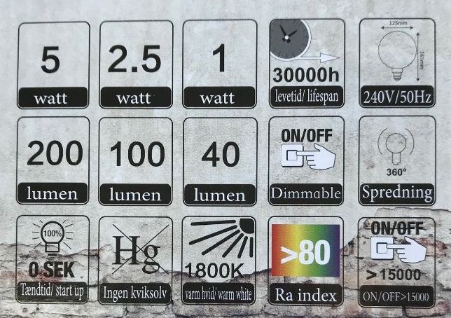 Freelight Led Lamp Gold Ã 125mm 4.3 Watt incl. 3-Step Dimmer