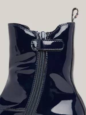 Botas Chelsea envernizadas