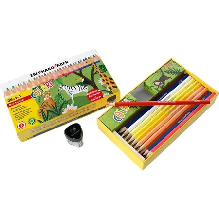 Eberhard Faber Buntstifte Colori 37er Etui + Spitzer