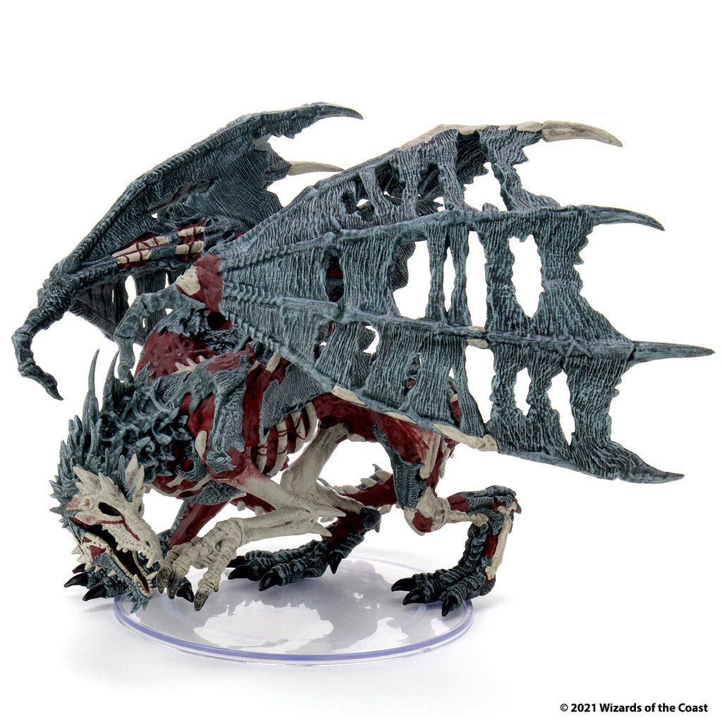 D&D Icons of the Realms Boneyard Premium - Green Dracolich