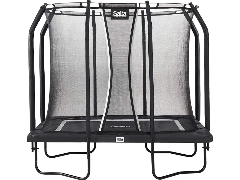Salta Premium Black Edition, Trampolin, Rektangulær, 150 kg, 5 År, Safety net, Sort