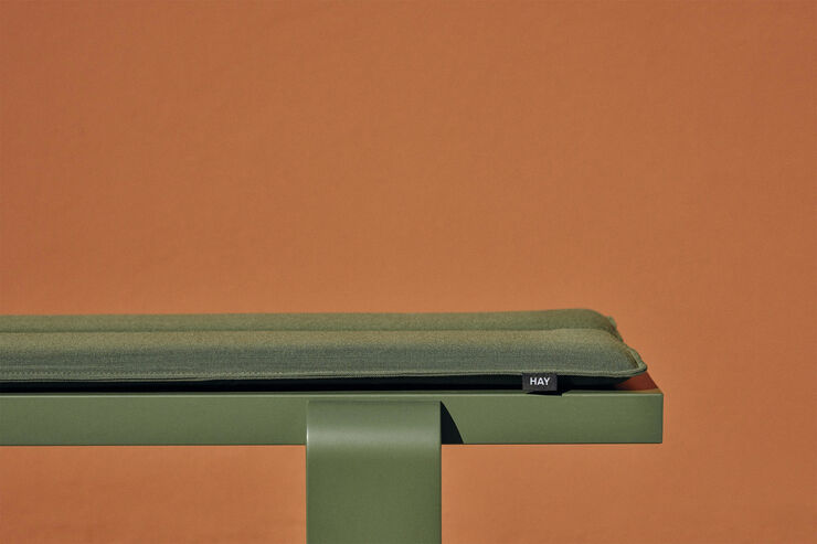 Hay Seat Cushion for Weekday Bench-L140 Olive