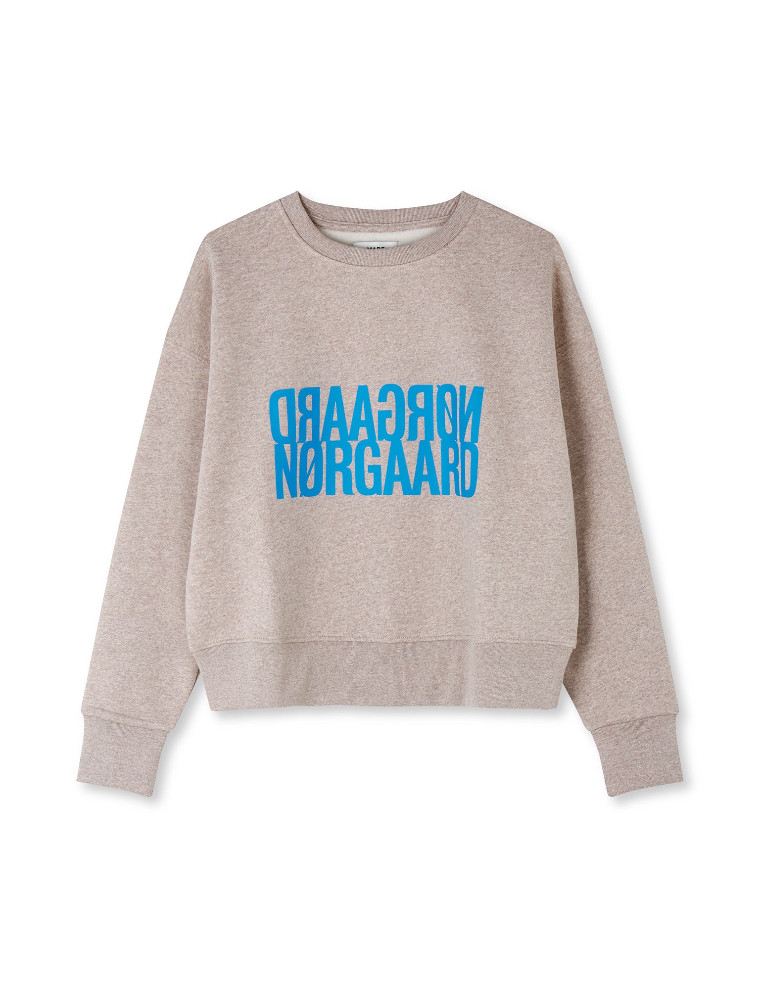 Mads Nørgaard  Organic Sweat Tilvina Sweatshirt - Oatmeal Melange