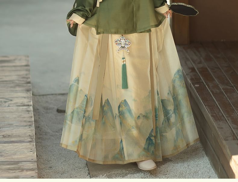 Francoix - Hanfu-kostuumset met bergprint