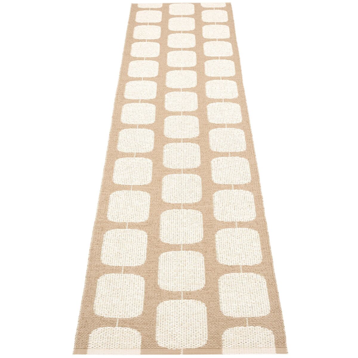 Gulvteppe Sten, 70 x 300 cm., light nougat/vanilla