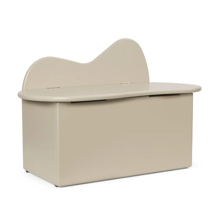 Ferm Living - Slope Kinder Aufbewahrungsbank, cashmere