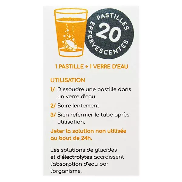 Hydratis Pêche Lot de 3 x 20 pastilles