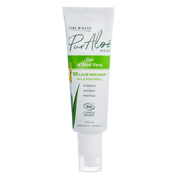 Gel de Aloe Vera Orgânico Puro 125ml