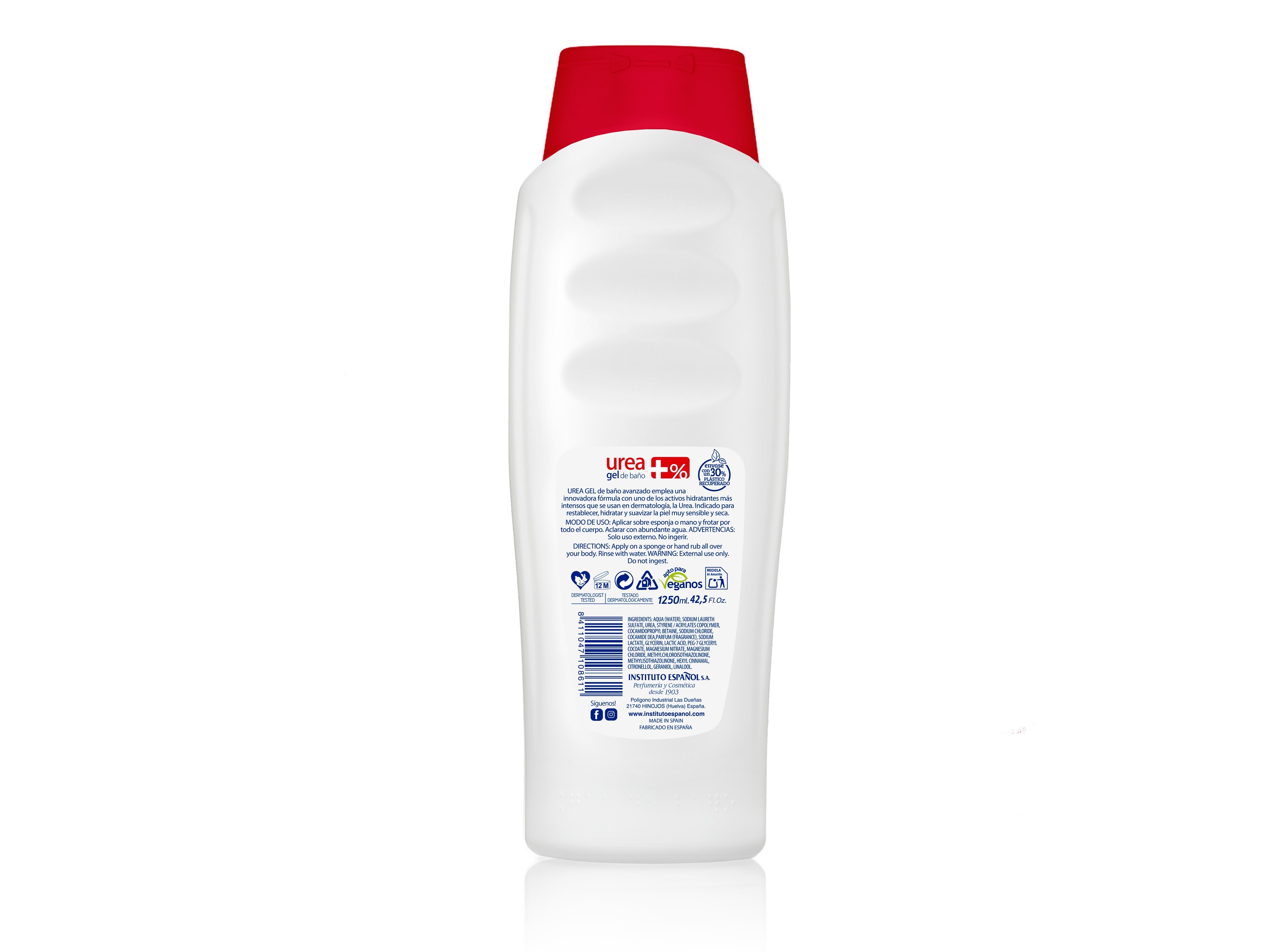 GEL DE BANHO INSTITUTO ESPAÑOL UREIA 1250ML