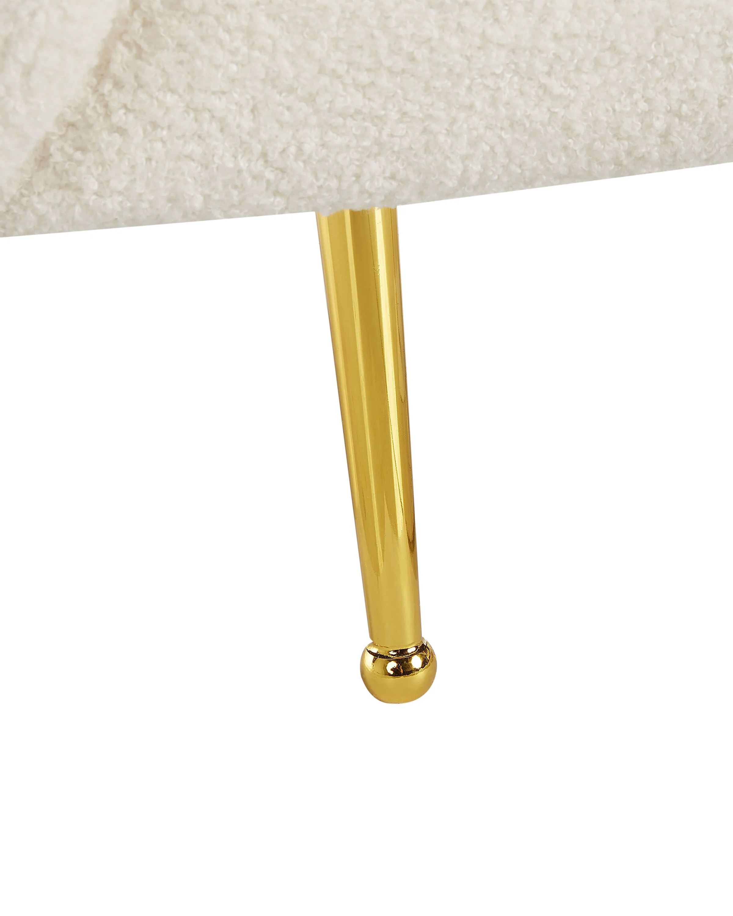 Fauteuil LOEN Bouclé Wit
